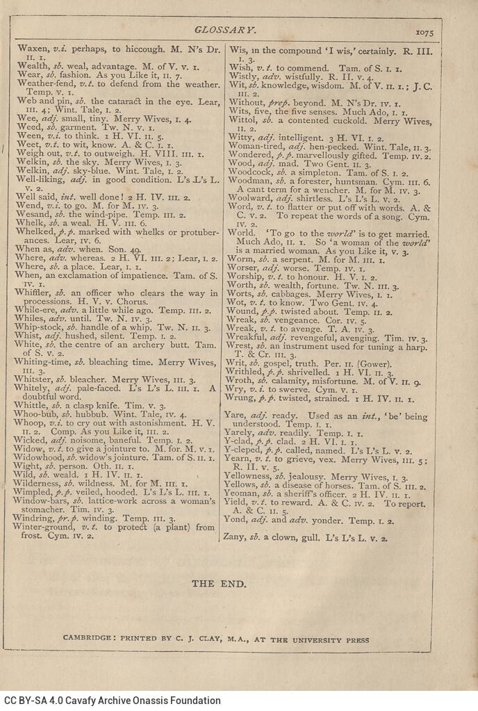 18 x 12 cm; 2 s.p. + VIII p. + 1075 p. + 7 s.p., l. 1 handwritten note in Gothic writing in black ink on verso, p. [I] half-t